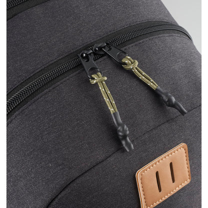 Front View of Gray NBN Linden 15" Computer Backpack