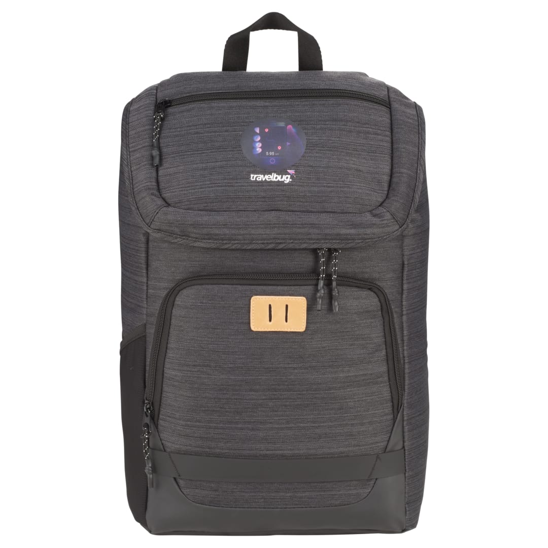 Front View of Gray NBN Mayfair 15" Computer Backpack