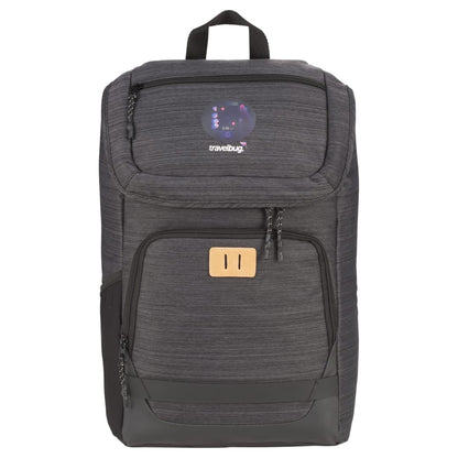 Front View of Gray NBN Mayfair 15" Computer Backpack