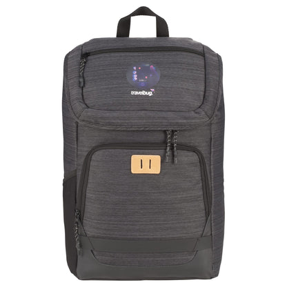 Front View of Gray NBN Mayfair 15" Computer Backpack
