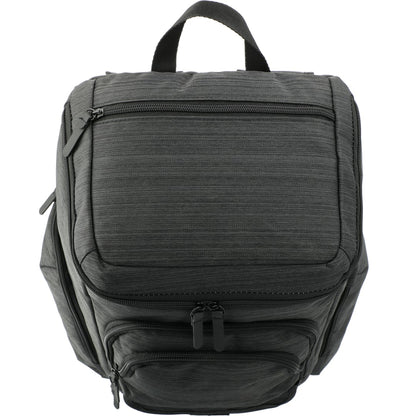 Front View of Gray NBN Whitby 15" Computer Backpack w/ USB Port plain