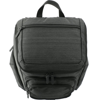 Front View of Gray NBN Whitby 15" Computer Backpack w/ USB Port plain