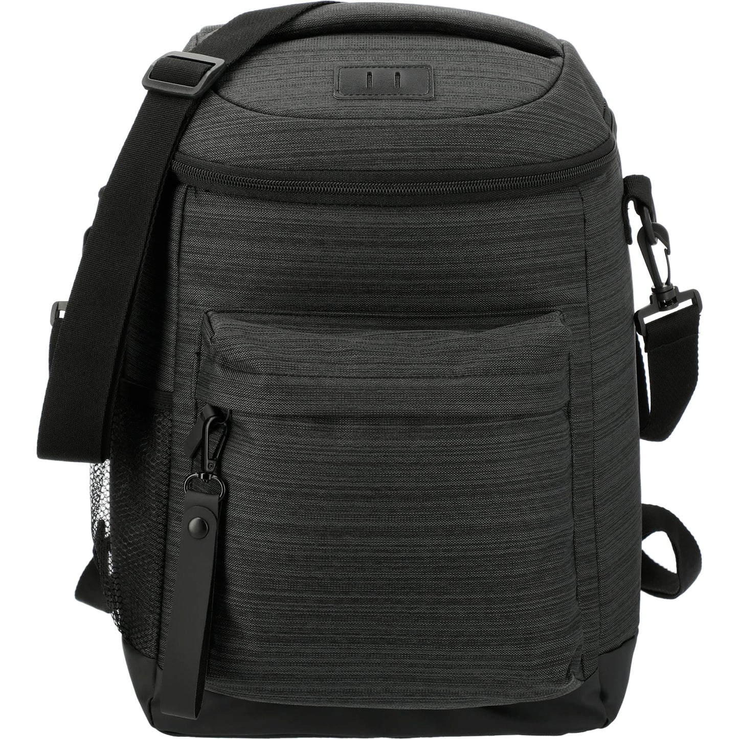 Front View of Gray NBN Whitby 24 Can Backpack Cooler plain