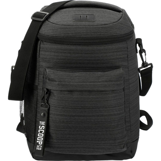 Front View of Gray NBN Whitby 24 Can Backpack Cooler