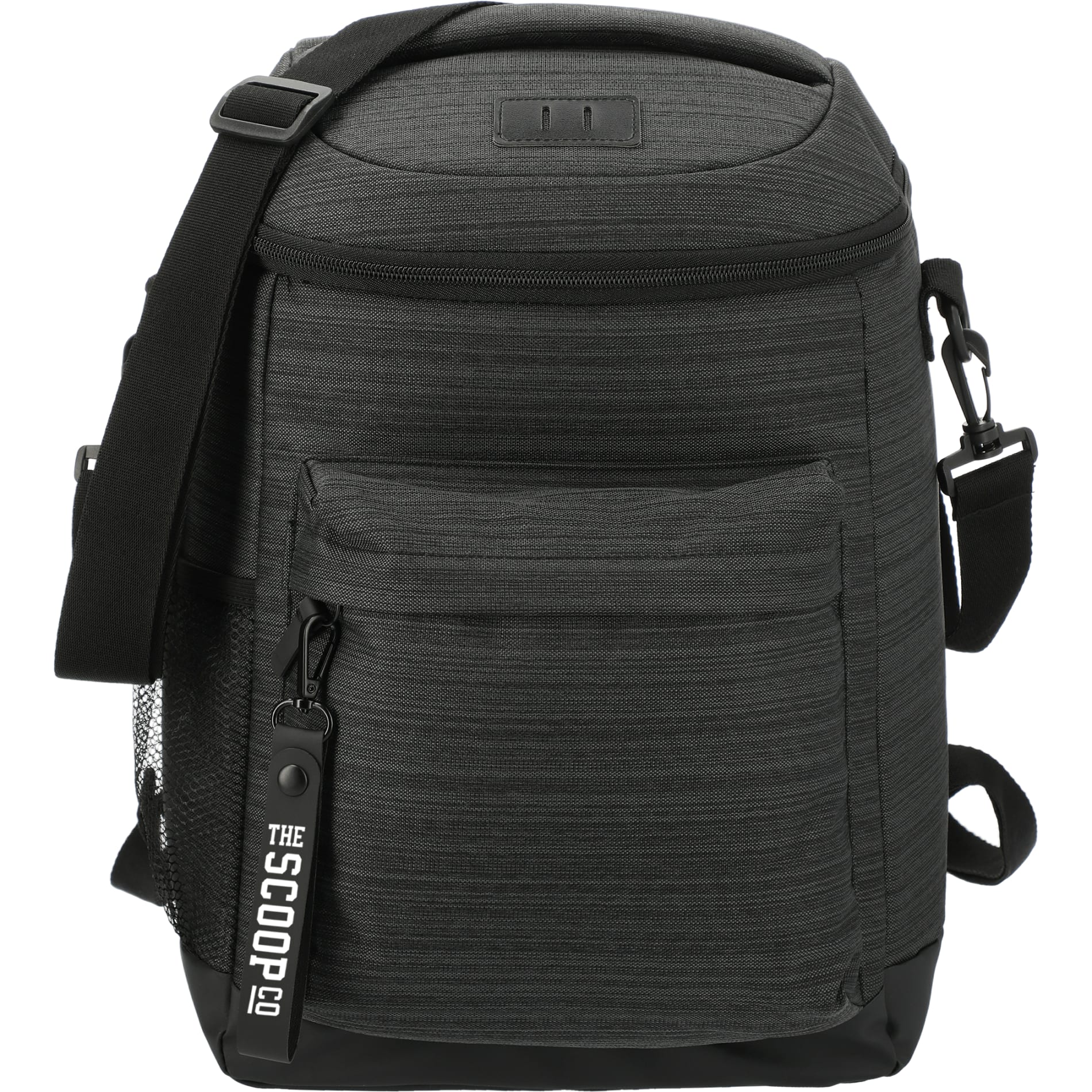 Front View of Gray NBN Whitby 24 Can Backpack Cooler