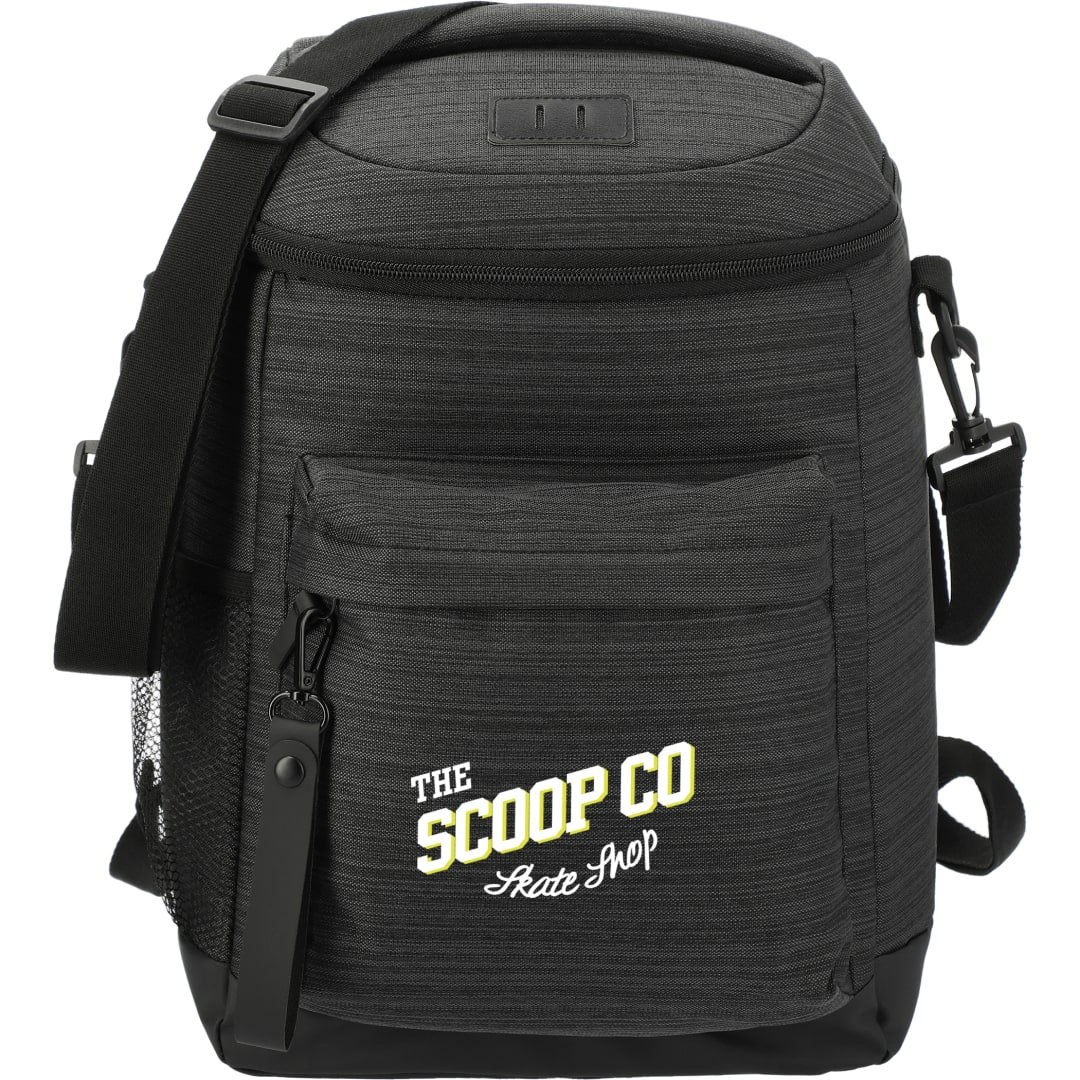 Front View of Gray NBN Whitby 24 Can Backpack Cooler