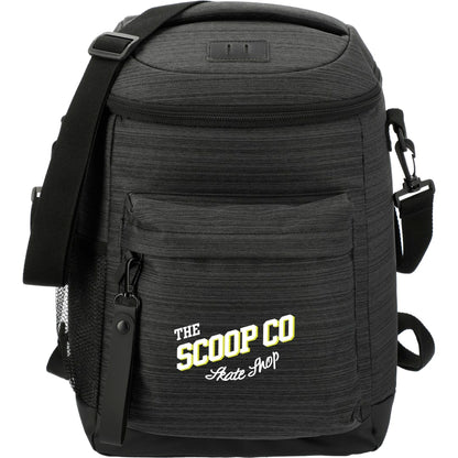Front View of Gray NBN Whitby 24 Can Backpack Cooler