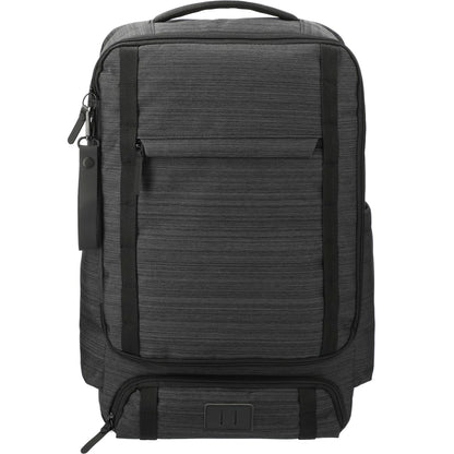 Front View of Gray NBN Work Anywhere 15" Computer Backpack plain