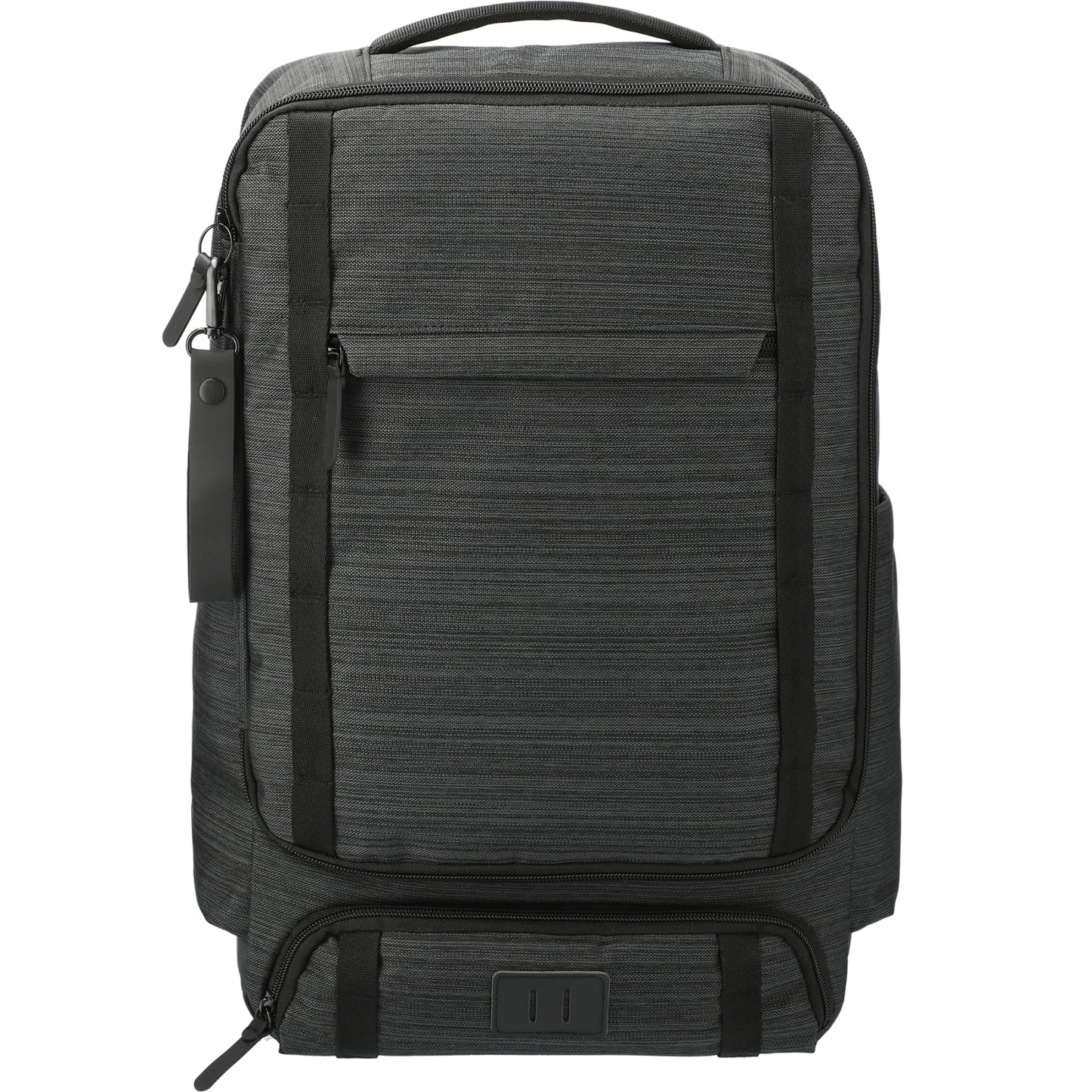 Front View of Gray NBN Work Anywhere 15" Computer Backpack plain
