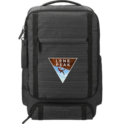 Front View of Gray NBN Work Anywhere 15" Computer Backpack