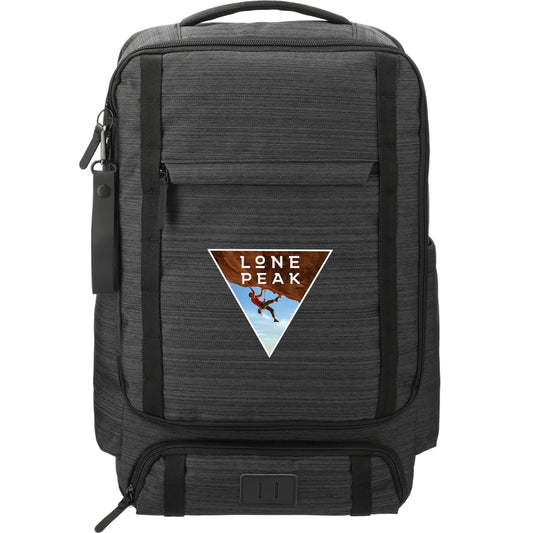 Front View of Gray NBN Work Anywhere 15" Computer Backpack