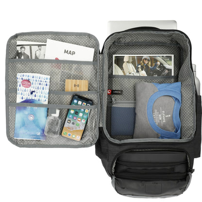 Front View of Gray NBN Work Anywhere 15" Computer Backpack