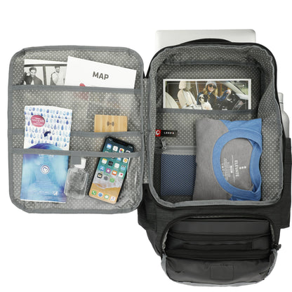 Front View of Gray NBN Work Anywhere 15" Computer Backpack