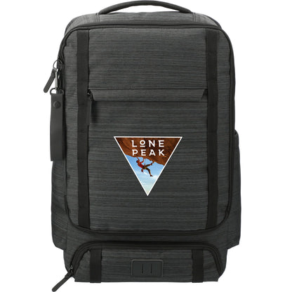 Front View of Gray NBN Work Anywhere 15" Computer Backpack