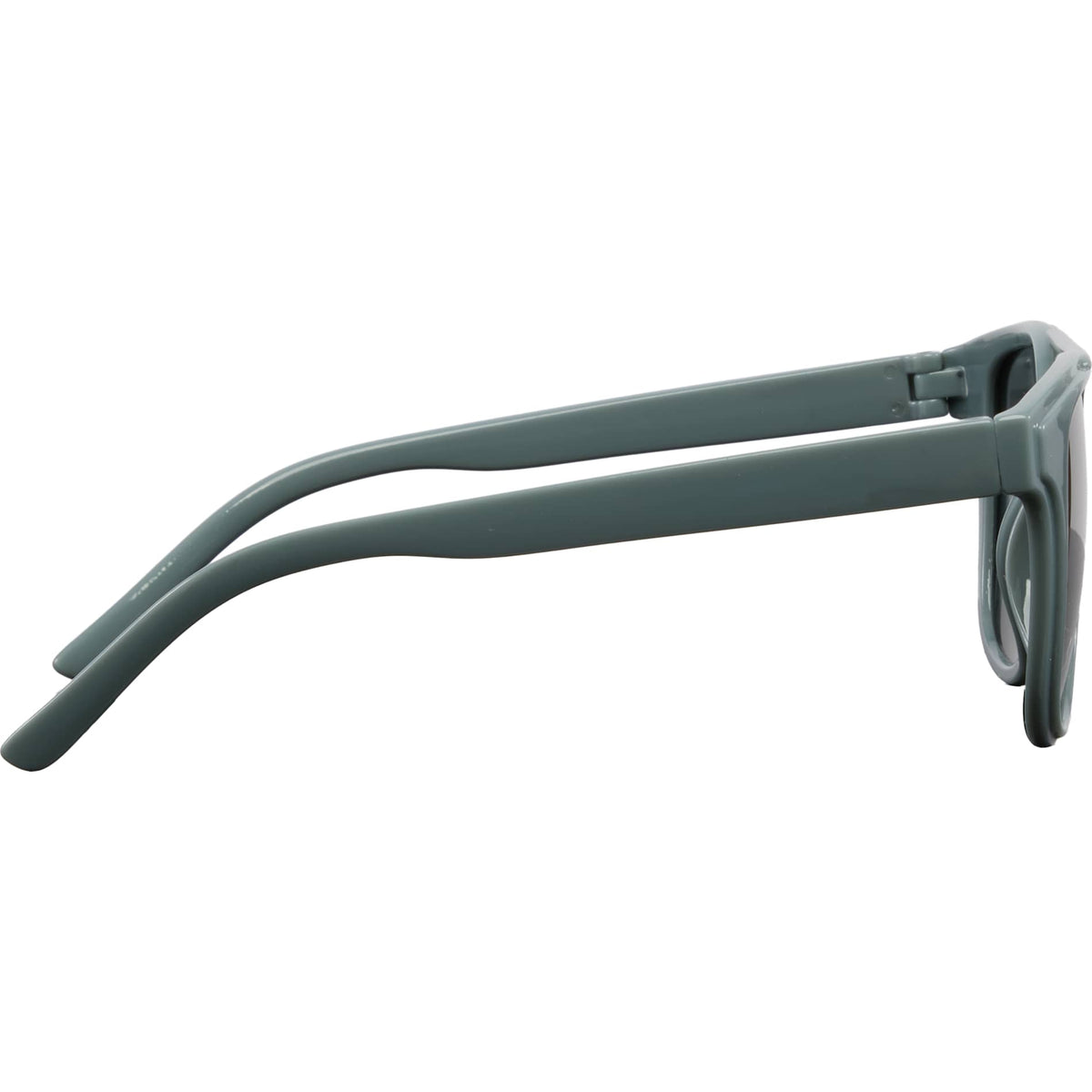Front View of Gray Peyton Recycled Brow Bar Sunglasses plain