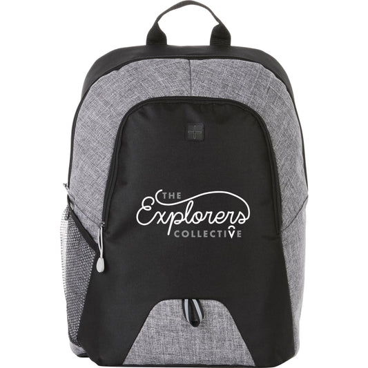 Front View of Gray Pier 15" Computer Backpack