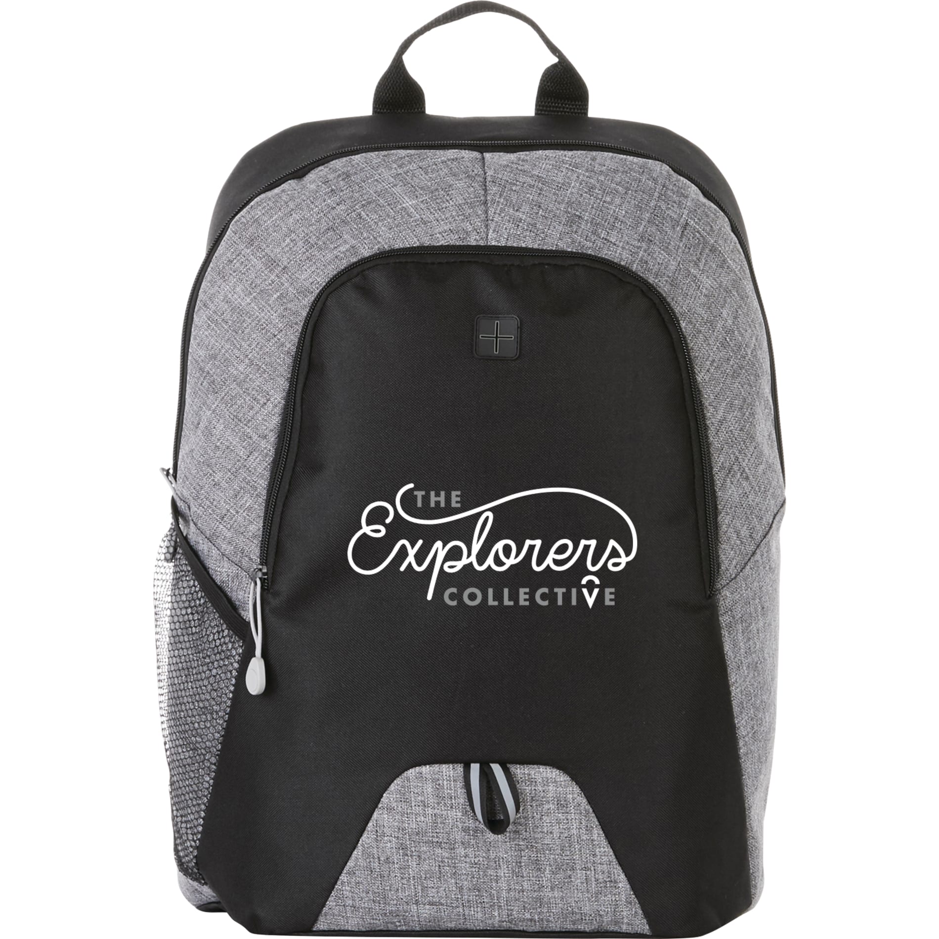 Front View of Gray Pier 15" Computer Backpack