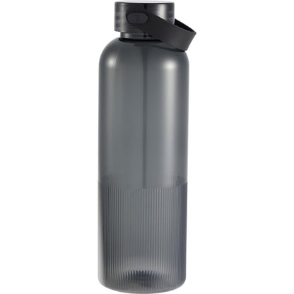 Front View of Gray Prism 24oz  Recycled Plastic Bottle plain