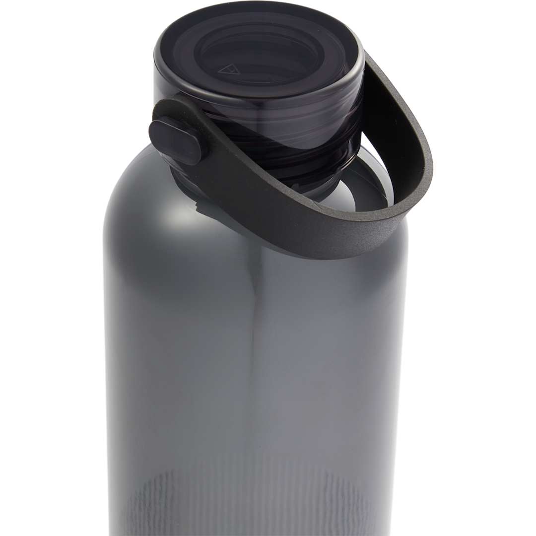 Front View of Gray Prism 24oz  Recycled Plastic Bottle