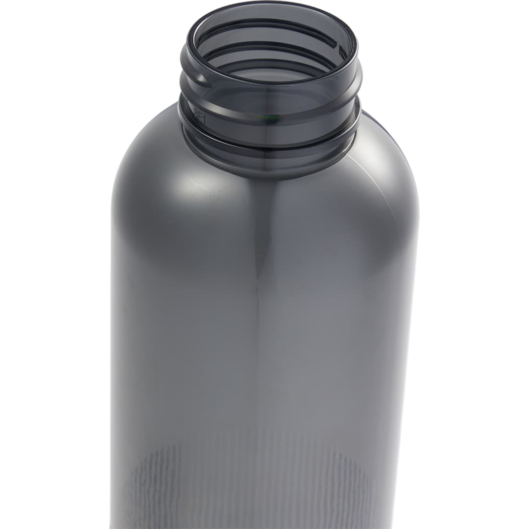 Front View of Gray Prism 24oz  Recycled Plastic Bottle