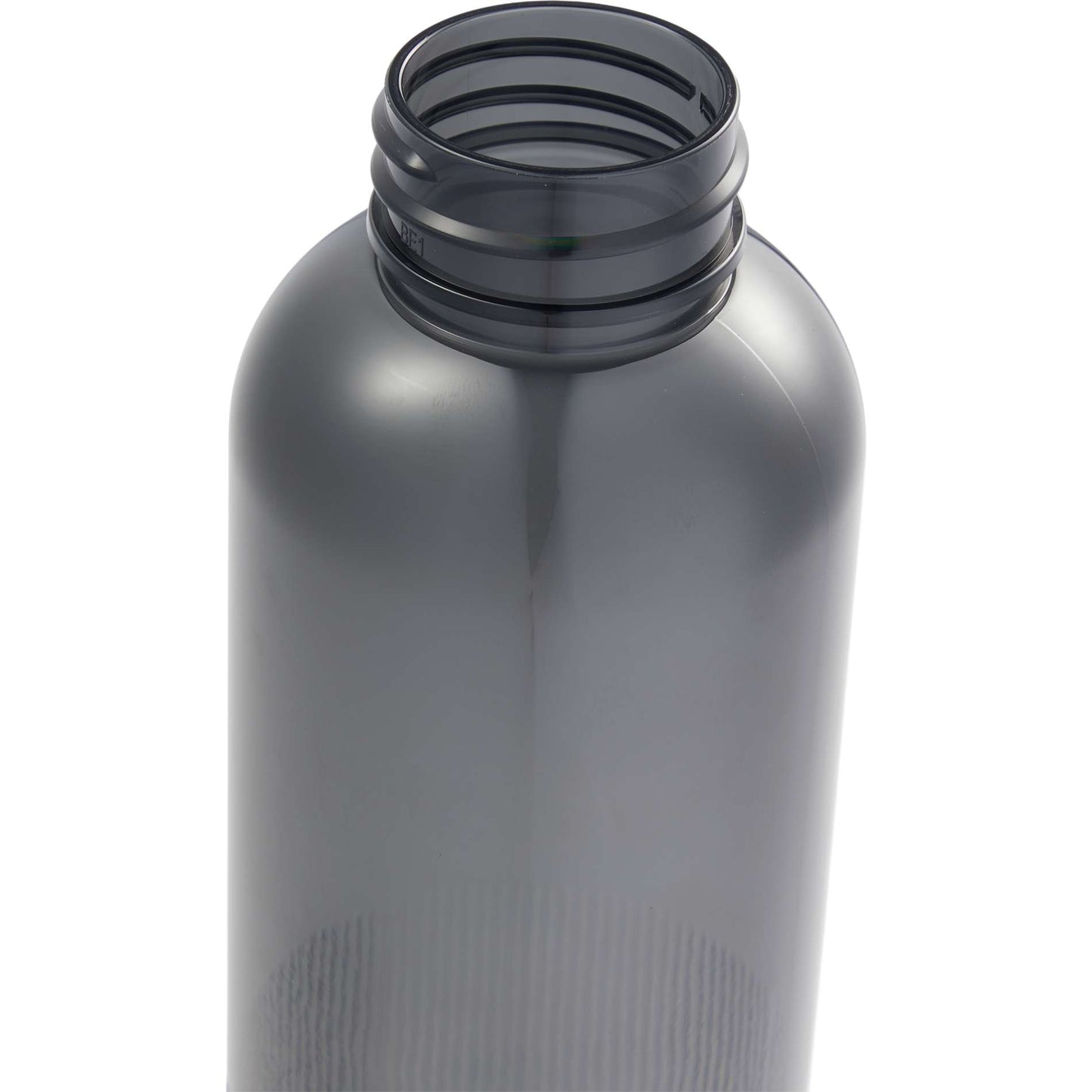 Front View of Gray Prism 24oz  Recycled Plastic Bottle
