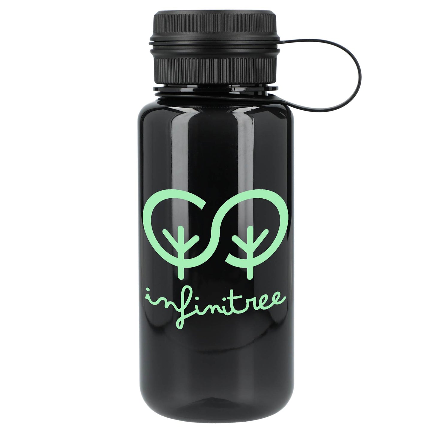 Front View of Gray Quest Tritan™ Renew Sports Bottle 30oz