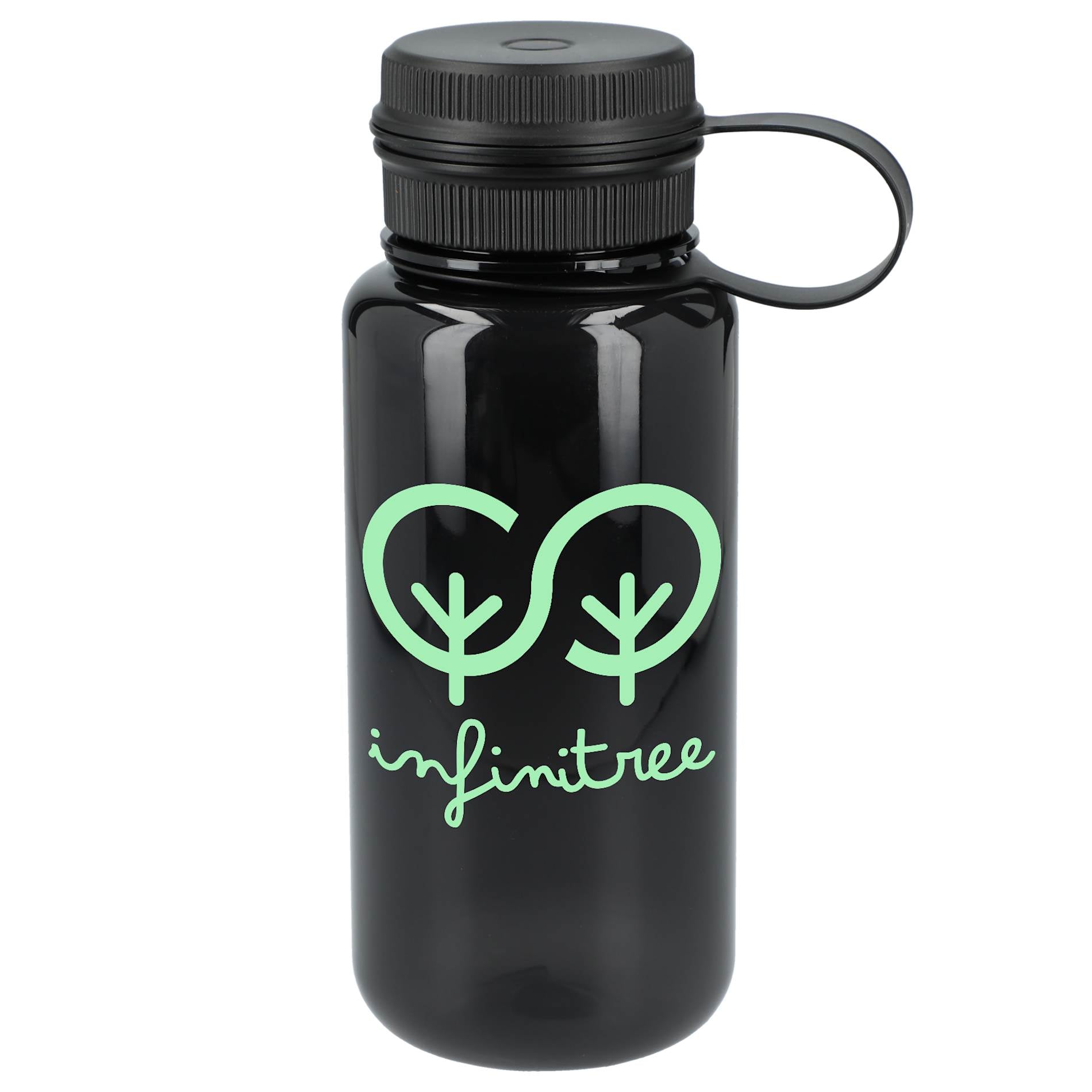 Front View of Gray Quest Tritan™ Renew Sports Bottle 30oz
