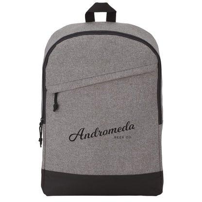 Front View of Gray Range 15" Computer Backpack