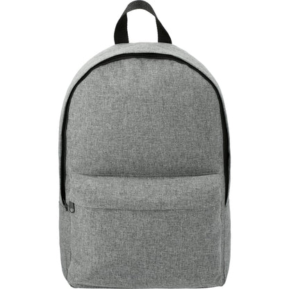 Front View of Gray Reign Backpack plain