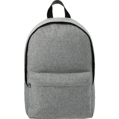 Front View of Gray Reign Backpack plain