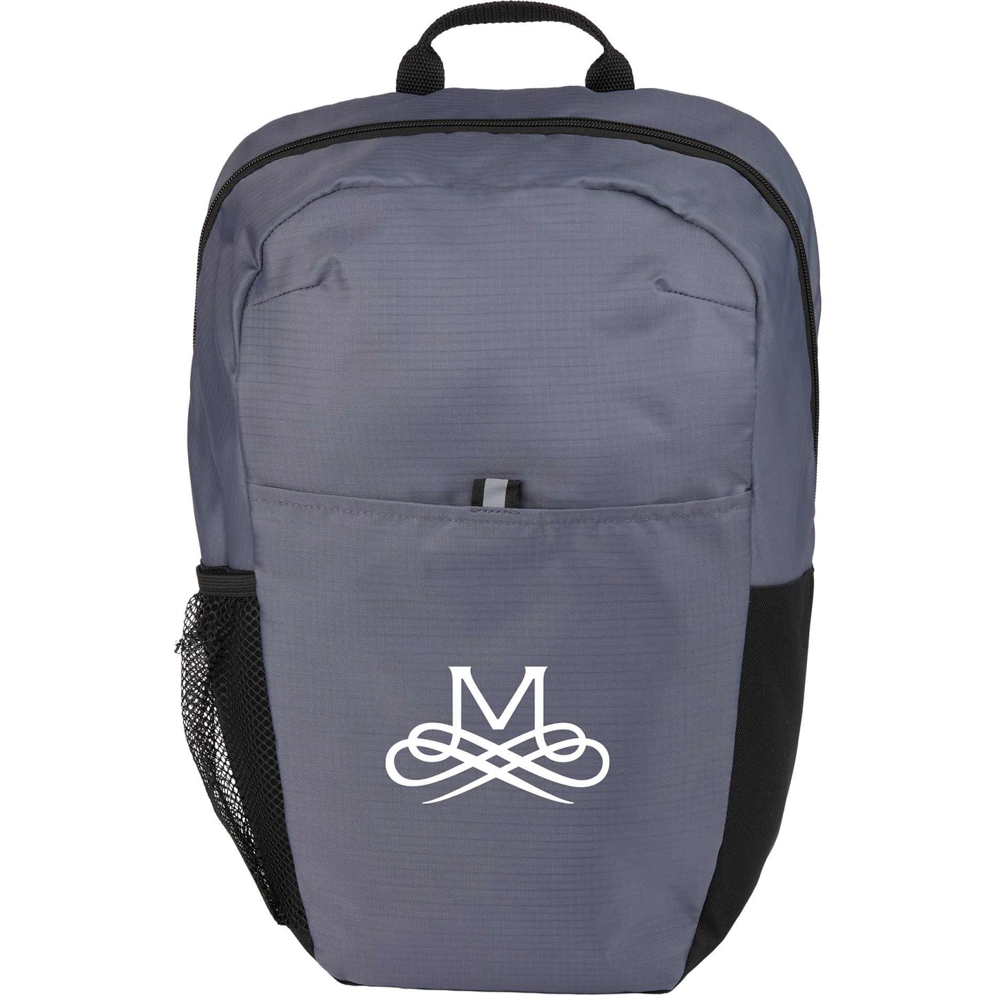 Front View of Gray Rocky Recycled 15" Computer Backpack