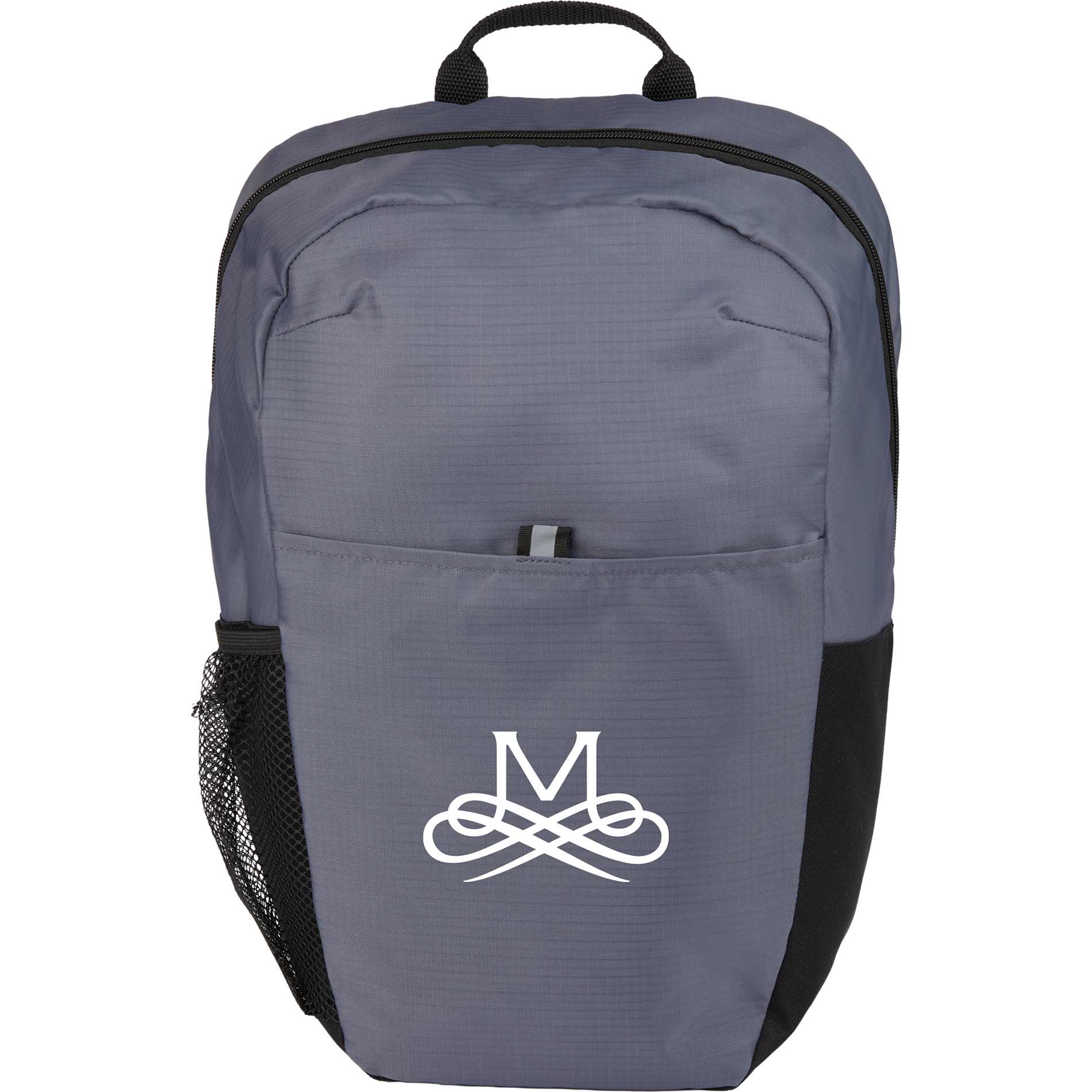 Front View of Gray Rocky Recycled 15" Computer Backpack