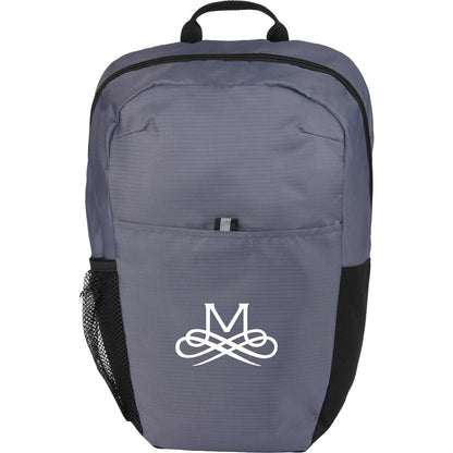 Front View of Gray Rocky Recycled 15" Computer Backpack