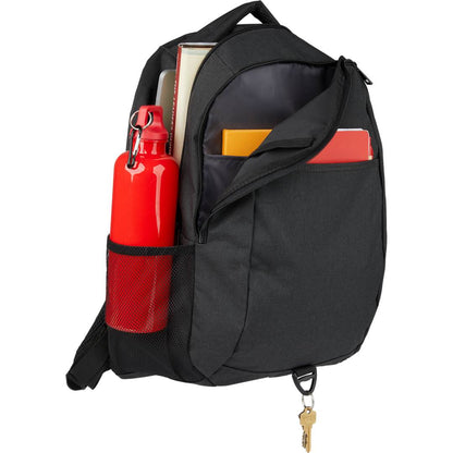 Front View of Gray Ryder Computer Backpack