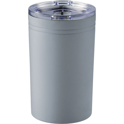 Front View of Gray Sherpa 11-oz. Vacuum Tumbler & Insulator plain