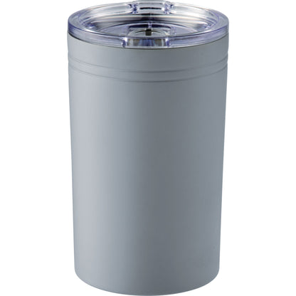 Front View of Gray Sherpa 11-oz. Vacuum Tumbler & Insulator plain
