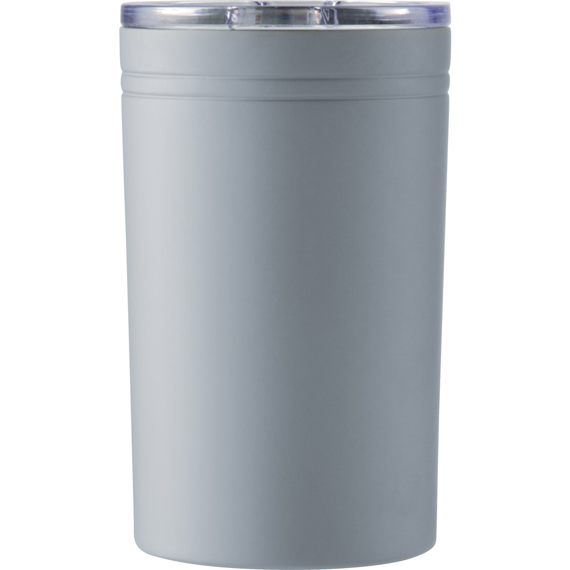 Front View of Gray Sherpa 11-oz. Vacuum Tumbler & Insulator plain