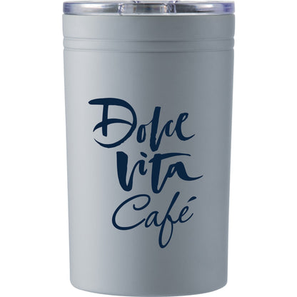 Front View of Gray Sherpa 11-oz. Vacuum Tumbler & Insulator