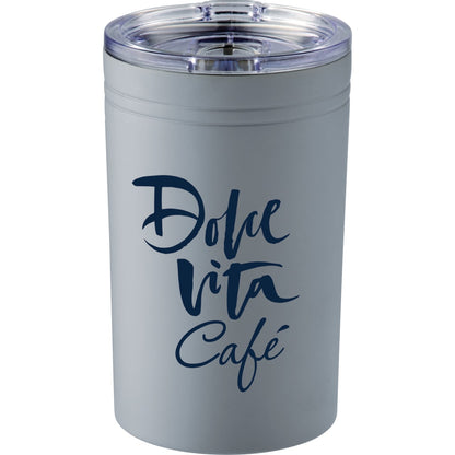 Front View of Gray Sherpa 11-oz. Vacuum Tumbler & Insulator