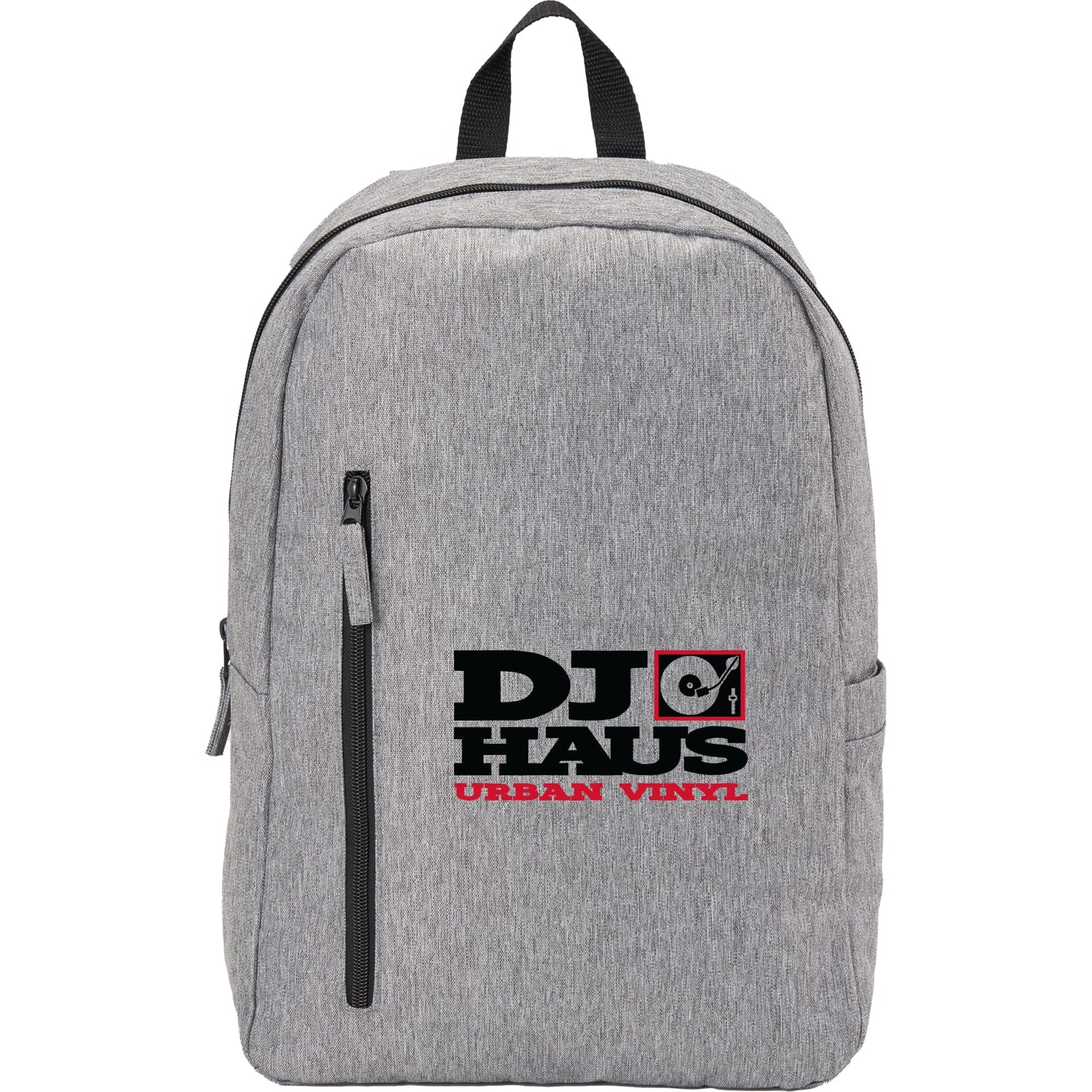 Front View of Gray Skye Recycled Laptop Backpack