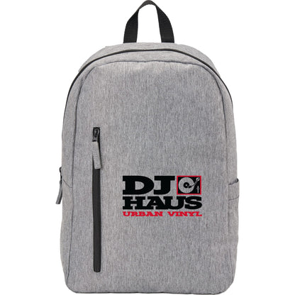 Front View of Gray Skye Recycled Laptop Backpack