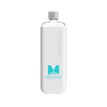 Front View of Gray SLIM Original Colored memobottle