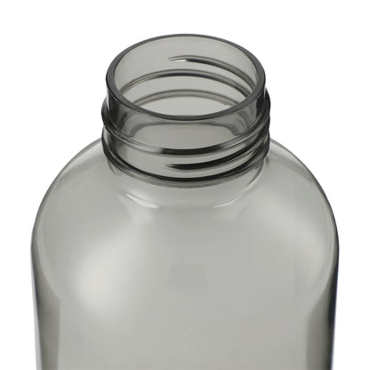 Front View of Gray Sona 22oz RPET Bottle w/ FSC® 100% Bamboo lid