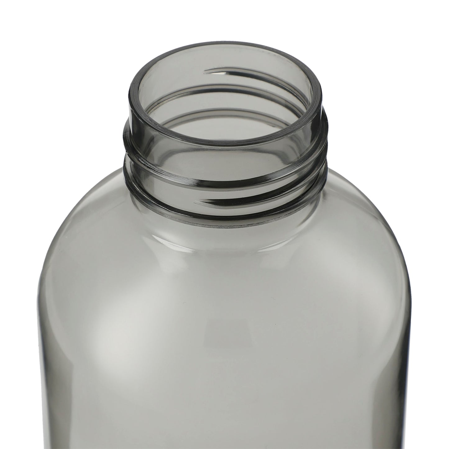 Front View of Gray Sona 22oz RPET Bottle w/ FSC® 100% Bamboo lid