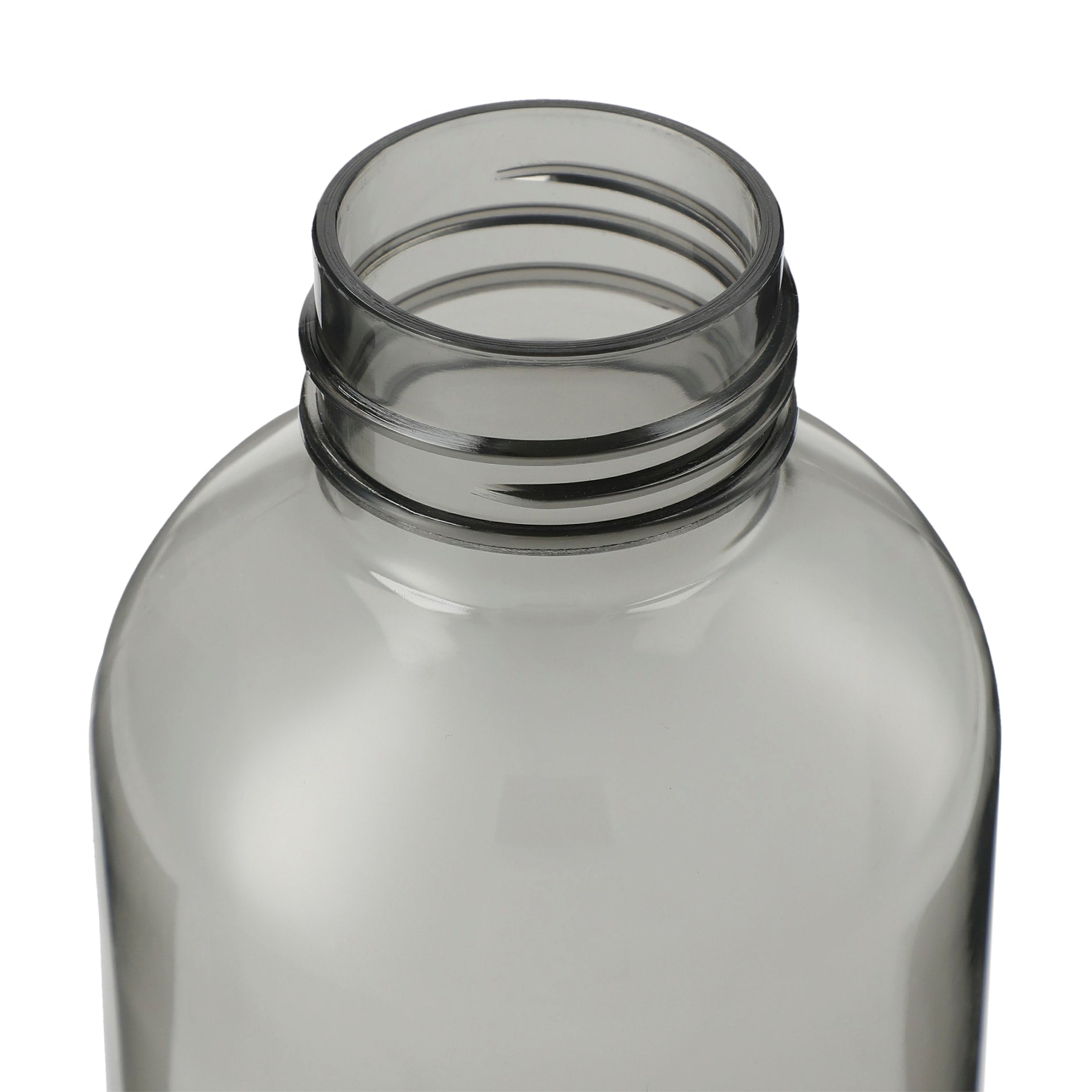 Front View of Gray Sona 22oz RPET Bottle w/ FSC® 100% Bamboo lid