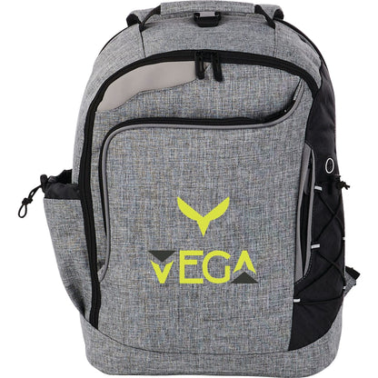 Front View of Gray Summit TSA 15" Computer Backpack