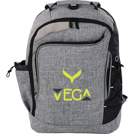 Front View of Gray Summit TSA 15" Computer Backpack