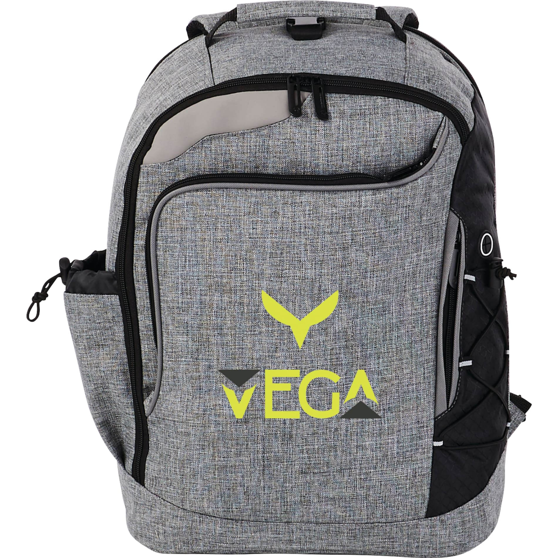 Front View of Gray Summit TSA 15" Computer Backpack
