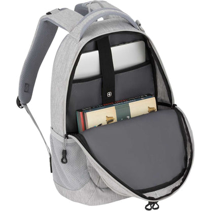 Front View of Gray Swiss Gear Frost Peak Computer Backpack