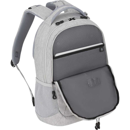Front View of Gray Swiss Gear Frost Peak Computer Backpack